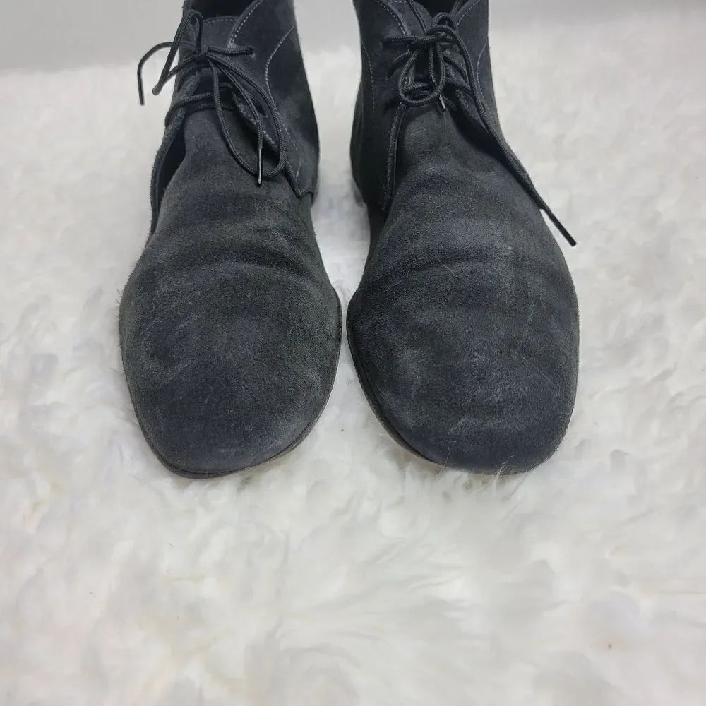 Burberry Chukka Boots Men's Size 8  Black Suede Bexton Desert Shoes
